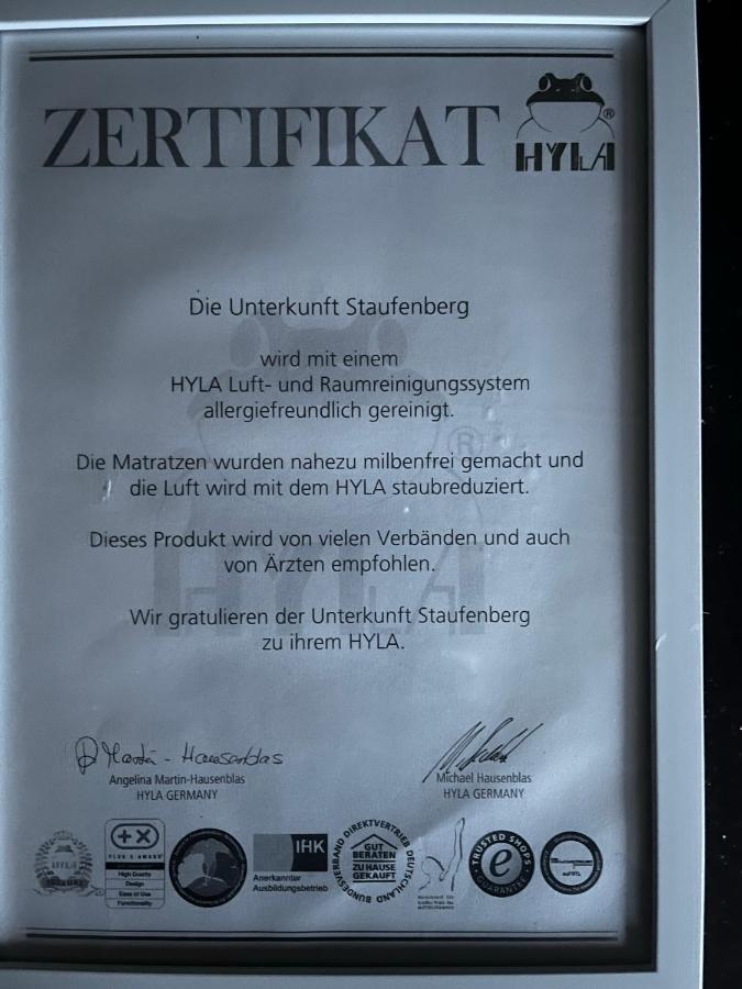 Ferienwohnung Staufenberg 2 Eksteriør billede